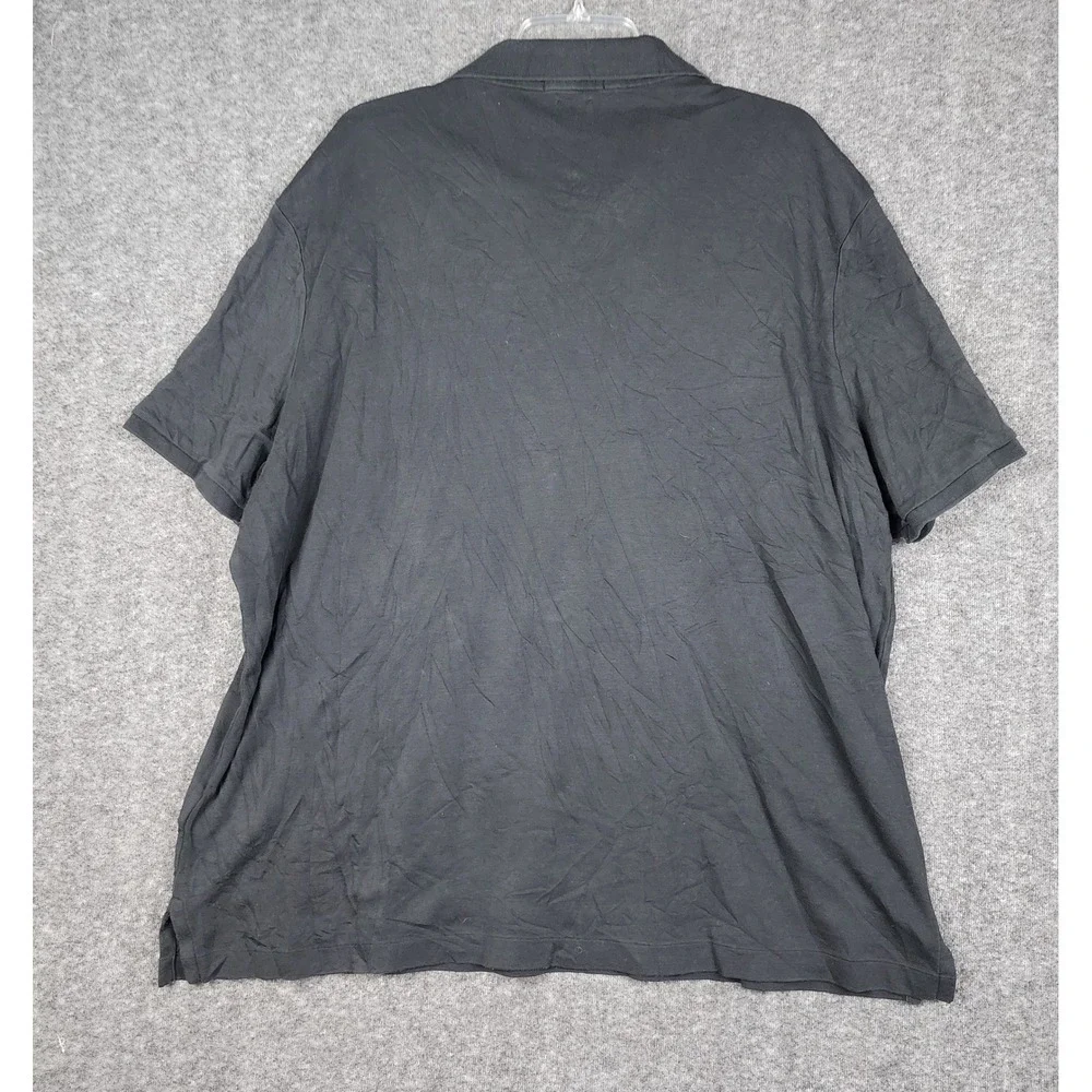 Polo Ralph Lauren Polo Shirt Mens XXL Black Classic Fit Short Sleeve Jersey Pony